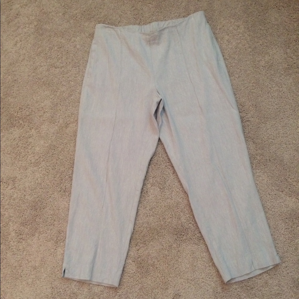 J Jill linen pants with stretchy fabric